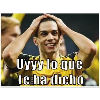 🙊 Uyyy lo que te ha dicho reaction, spanish, surprised, shocked, meme telegram sticker