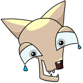 😂 dibujos animados, perro, gracioso, triste, animal, pegatina telegram sticker