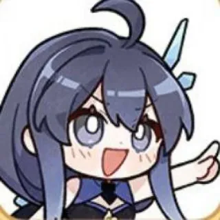 ✨ Anime, Chibi, Fofo, Garota, Desenho animado telegram sticker