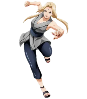 👊 Tsunade Naruto Anime, Ninja, Naruto, Tsunade, Postać telegram sticker