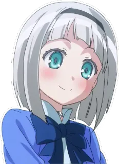 👧 anime, girl, cute, character, manga whatsapp sticker