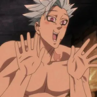 ✨ Ban Seven Deadly Sins Anime, Ban, Seven Deadly Sins, Abadi, Dosa Rubah, Keserakahan telegram sticker