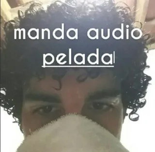 🤔 manda audio pelada whatsapp sticker