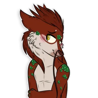 😊 獣人, ケモノ, キャラクター, 動物 telegram sticker