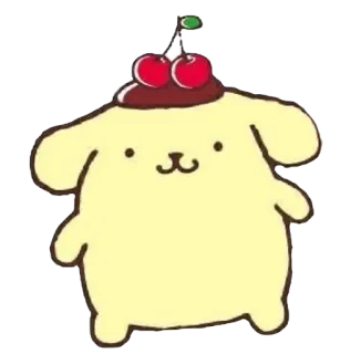 🍮 Pom Pom Purin Sanrio, Pom Pom Purin, dog, cartoon, cute telegram sticker