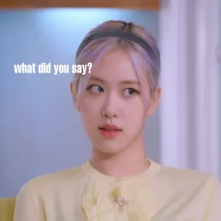 😕 Rose what did you say? Rose, Blackpink, Kpop, Meme, Reaktion telegram sticker