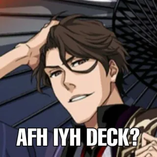 🗿 AFH IYH DECK? telegram sticker