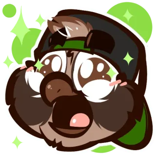 😳 만화, 일러스트, 귀여운, 반짝이, 카와이 telegram sticker