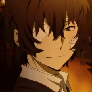 🥀 Osamu Dazai Bungo Stray Dogs Anime, Mangá, Personagem, Dazai, Bungo Stray Dogs telegram sticker