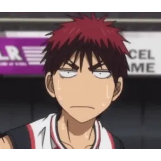 🎭 Seijuro Akashi Kuroko no Basket Anime, Basquete, Esporte, Mangá, Personagem telegram sticker