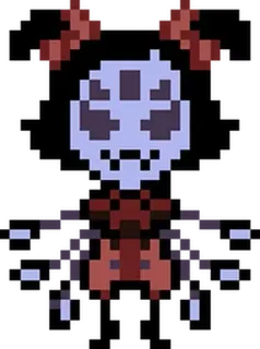 🕷️ Pixel art, Esqueleto, Cintas, Tétrico, Muñeca whatsapp sticker