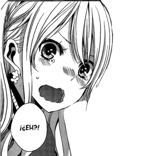 💗 ¿EH?! Anime, Manga, Choqué, Surpris, Expression, Question whatsapp sticker