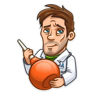 Skeptical Doc telegram stickers