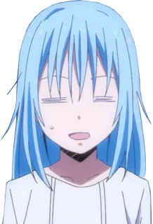 😅 Rimuru Tempest That Time I Got Reincarnated as a Slime anime, manga, isekai, Rimuru, Tempest, slime telegram sticker
