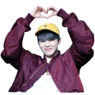 ❤️ Jimin kpop, bts, jimin, heart, asian, singer, music telegram sticker