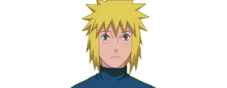 😳 Minato Namikaze Naruto anime, manga, naruto, minato, yellow hair whatsapp sticker