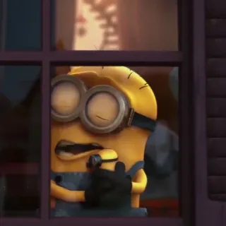 🍌 Minion Minion, Jendela, Kartun, Film, Animasi telegram sticker
