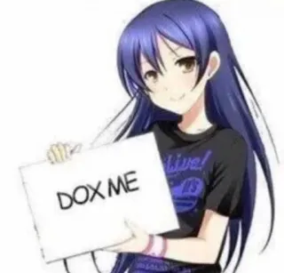 😍 Umi Sonoda Love Live! DOX ME telegram sticker