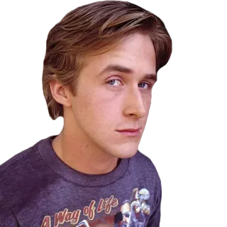 😟 Ryan Gosling acteur, beroemdheid, portret, man whatsapp sticker