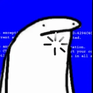 😐 except
rent a
any
CT
mil
D:4294C4C
ted.
mation.
et your co
a in all a Meme, Blauw scherm, Fout, Error, Grappig, Cartoon telegram sticker