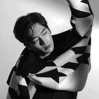 🕸 man, portrait, actor, model, black and white, sweater telegram sticker