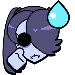 😥 Anime, Personage, Sticker, Cartoon telegram sticker