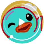 👋 hoạt hình, chim, động vật, dễ thương, nháy mắt, nhãn dán telegram sticker