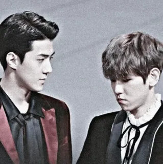 🌚 men, kpop, suits, asian, celebrities, exo telegram sticker