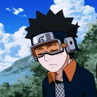 🕷 Obito Uchiha Naruto anime, manga, sad, ninja telegram sticker