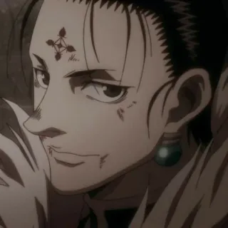 😆 Chrollo Lucilfer Hunter x Hunter Anime, Personnage, Méchant, Hunter x Hunter, Chrollo Lucilfer telegram sticker