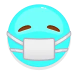 😷 Maske, Gesicht, Schutz, Gesundheit, Sicherheit telegram sticker