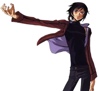 🥳 Lelouch Lamperouge Code Geass Anime, Karakter, Lelouch, Lamperouge, Code Geass telegram sticker
