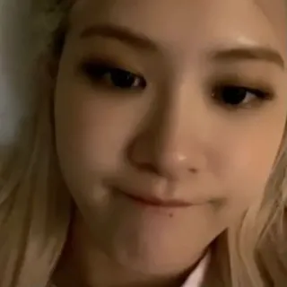 😶 Rosé singer, kpop, rose, blackpink, selfie, portrait telegram sticker