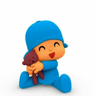 ❤️ Pocoyo cartoon, kind, Pocoyo, animatie telegram sticker