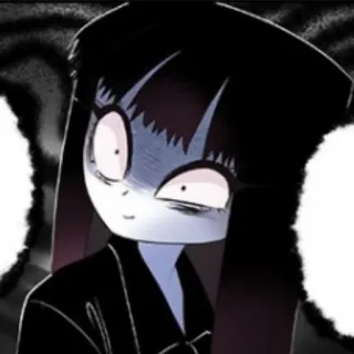 😠 Anime, Dziewczyna, Straszny, Słodki, Manga telegram sticker
