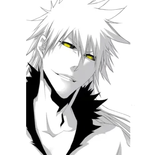 😏 Hollow Ichigo Bleach anime, manga, hollow, ichigo, bleach telegram sticker