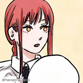 🔮 Makima Chainsaw Man Anime, Personaje, Chainsaw Man, Makima telegram sticker