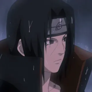 🎴 Itachi Naruto Anime, Naruto, Itachi, Mangekyo Sharingan, Ninja telegram sticker