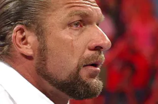 😢 Triple H wrestler, man, sad, cry, emotional, athlete telegram sticker