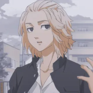 🤨 Manjiro Sano Tokyo Revengers Anime, Manjiro Sano, Mikey, Tokyo Revengers telegram sticker