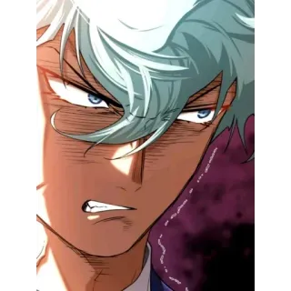 😠 angry, anime, manga, expression, frustrated telegram sticker