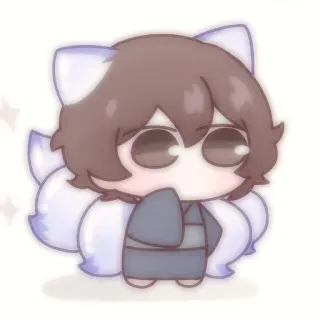 🍫 Anime, Rubah, Chibi, Kawaii telegram sticker