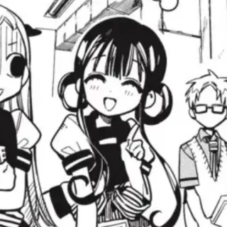 🍥 anime, manga, character, girl, smiling telegram sticker