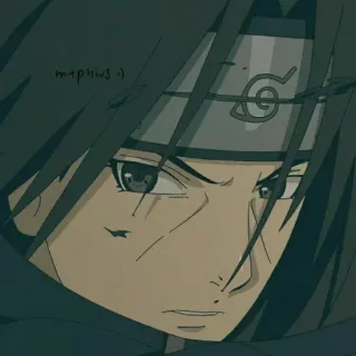 😠 Itachi Uchiha Naruto mphius :) anime, manga, ninja, sharingan, itachi, uchiha, naruto whatsapp sticker