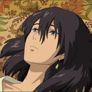 🐇 Howl Howl's Moving Castle Anime, Studio Ghibli, El castillo ambulante, Personaje, Howl telegram sticker