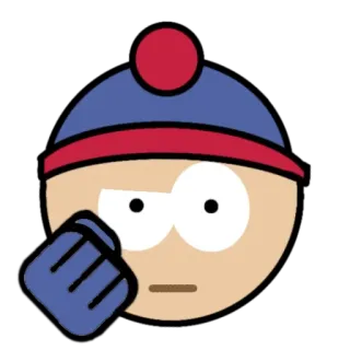 🌟 Stan Marsh South Park サウスパーク, スタン・マーシュ, キャラクター, アニメ, コメディ, アニメーション telegram sticker