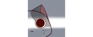 😑 gato, anime, animal, desenho animado telegram sticker