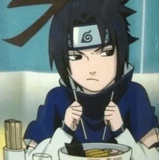 🎼 Sasuke Naruto Sasuke, Naruto, Anime, Ramen, Personaggio telegram sticker