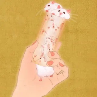 🐹 hamster, cute, animal, rodent, pet telegram sticker