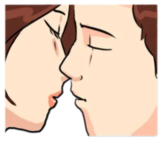 💑 키스, 로맨스, 사랑, 커플, 애정 whatsapp sticker